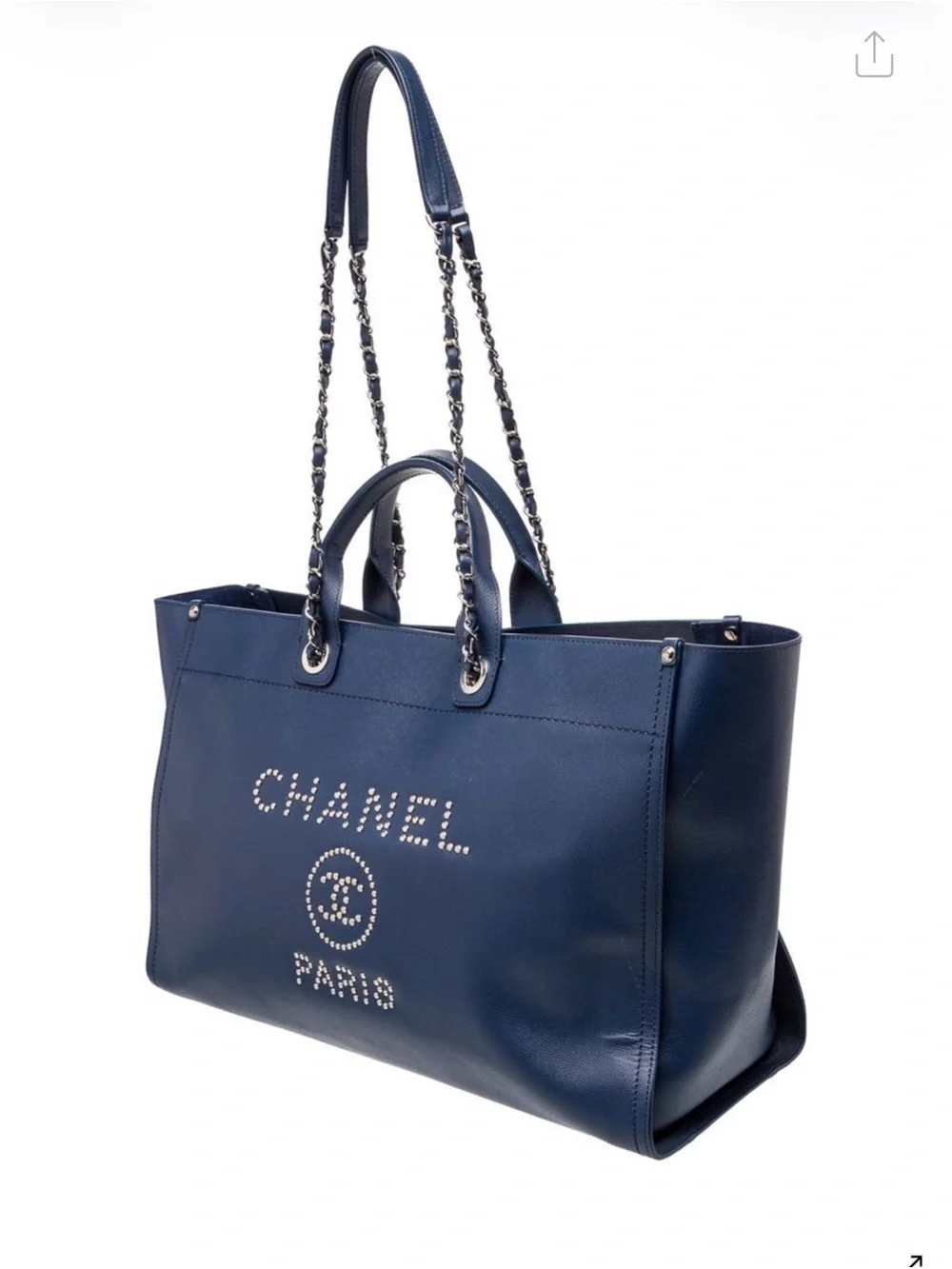 CHANEL spacious navy
